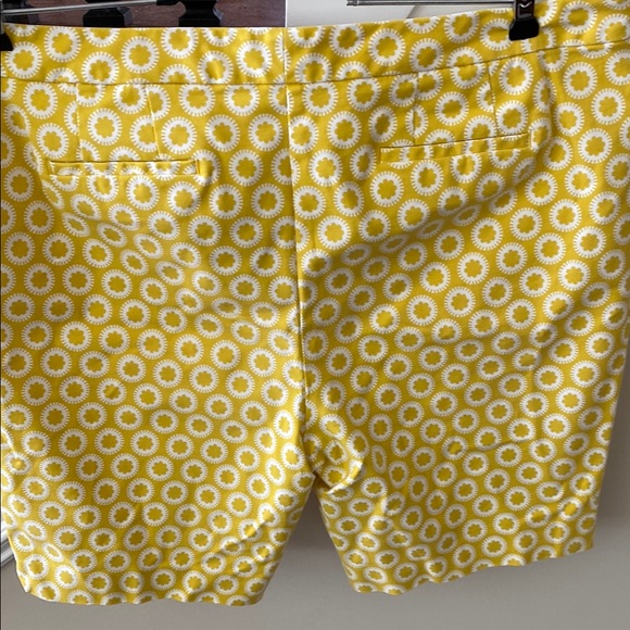Yellow and White Patterned Shorts - Picture 9 of 10